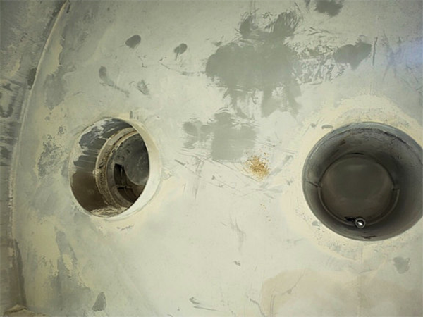 Peabody Tectank Lime Storage Silo, 12' X 45' H, 3700 Cu.ft.)